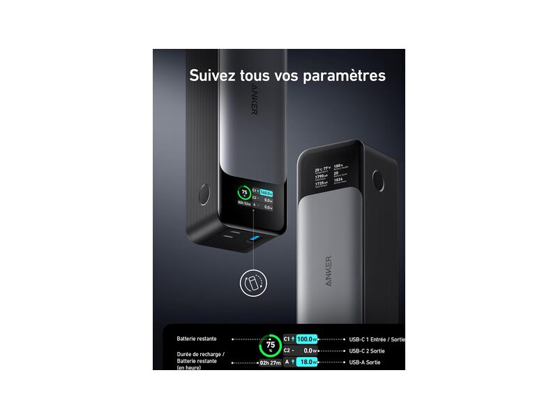 Anker 737 PowerCore 24000mAh 140W power bank