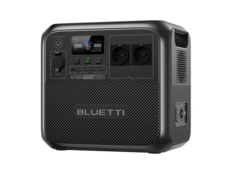 Bluetti AC180 1152Wh power station portatile
