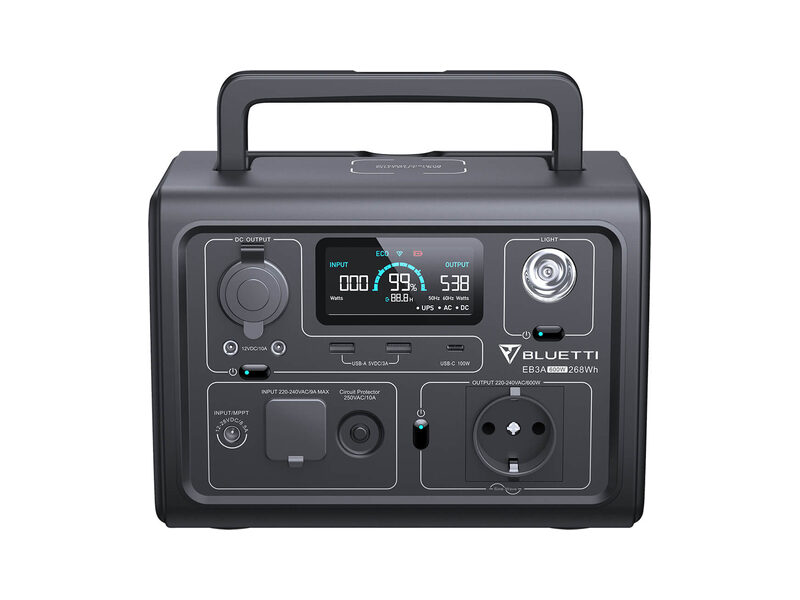 Bluetti EB3A station électrique portable 268 Wh