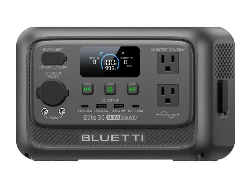 Bluetti Elite 30 V2 288Wh estación de energía portátil