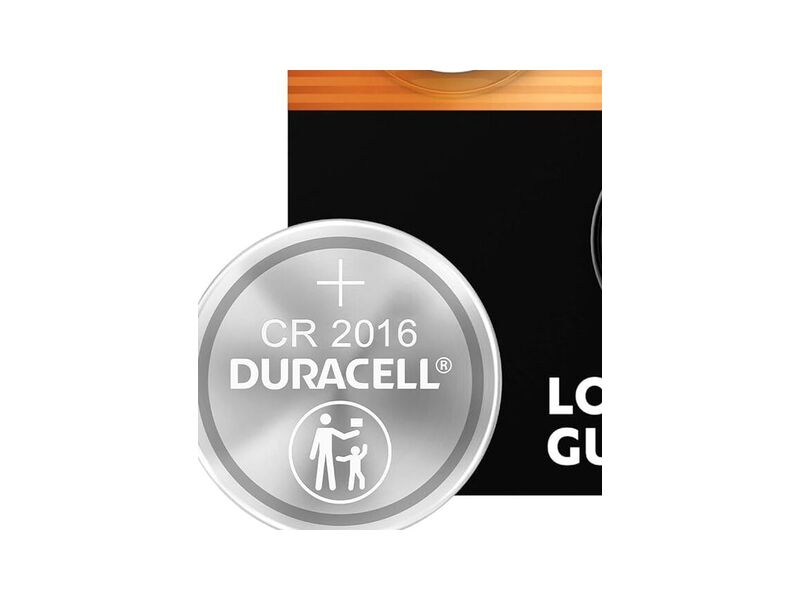 Duracell CR2016 lithium 3V coin cell