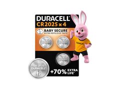 Duracell CR2025-Batterien (x4)