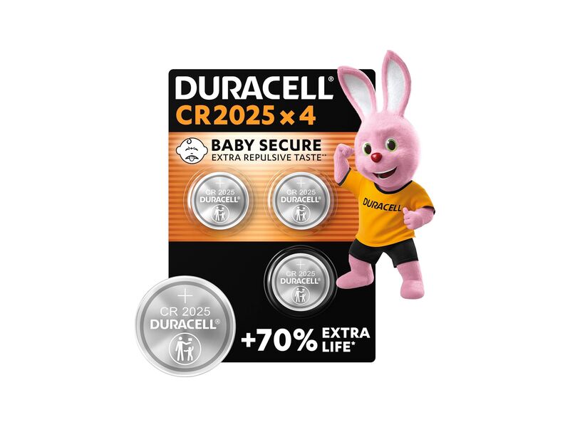 Duracell Batterie CR2025 (x4) Duracell Batterie CR2025 (x4)
