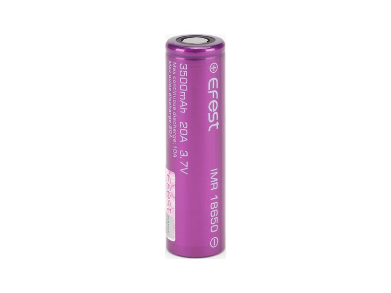 Batterie Efest 18650 haute décharge 3500 mAh
