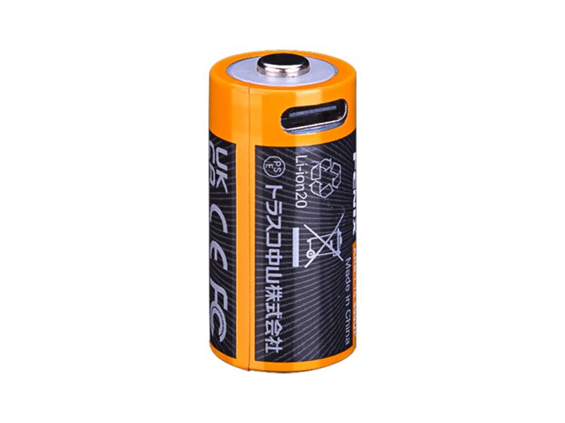 Batería 16340 Fenix ARB-L16-800UP recargable USB-C Batería 16340 Fenix ARB-L16-800UP recargable USB-C