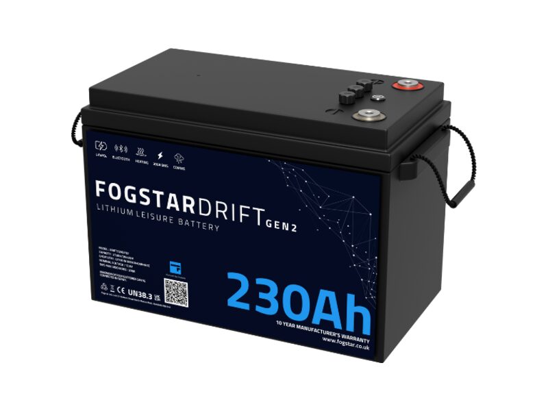 Fogstar Drift 12V 230Ah LiFePO4 lithium battery