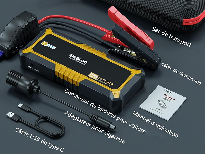 Gooloo GP4000 4000A avviatore di emergenza auto
