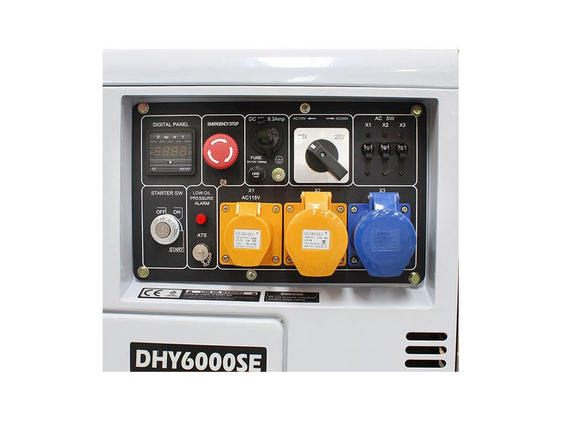 Hyundai Generatore diesel DHY6000SE - Foto 3