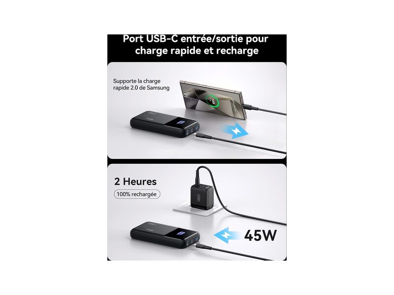 INIU 20000mAh 65W power bank
