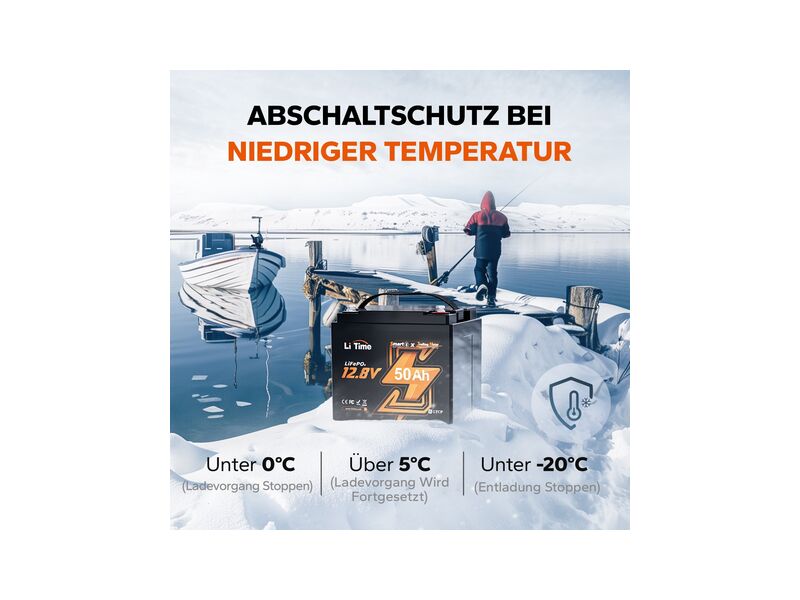 LiTime Batterie 50Ah LiFePO4 Bluetooth - Foto 3