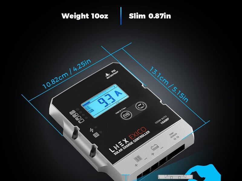 LNEX CTM12-10 10A PWM solar charge controller