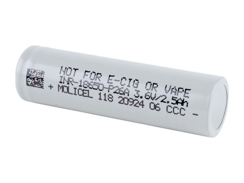 Molicel P26A 18650 (2600mAh) - photo 3