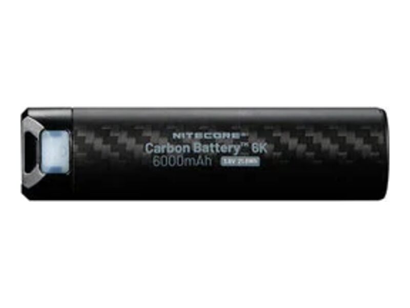 Batterie externe Nitecore Carbon 6K 6000 mAh en fibre de carbone