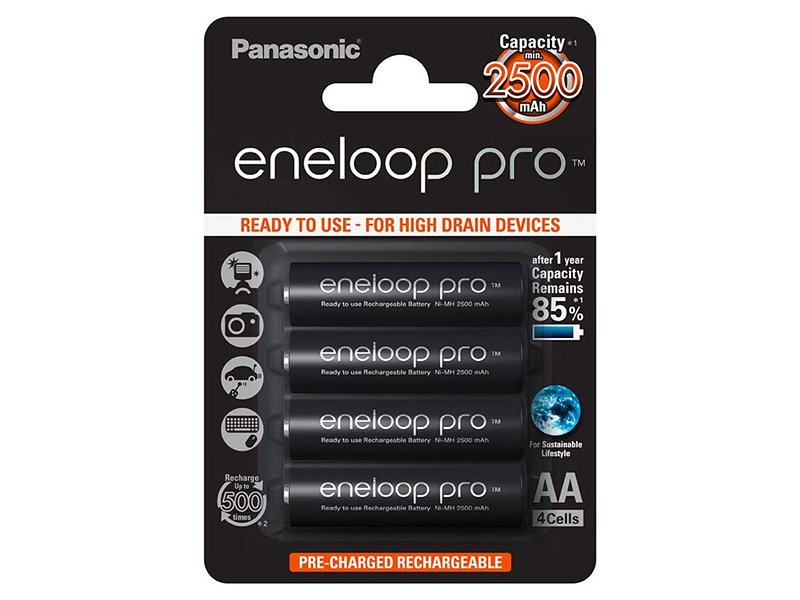 Panasonic Eneloop Pro AA 2500mAh Panasonic Eneloop Pro AA 2500mAh