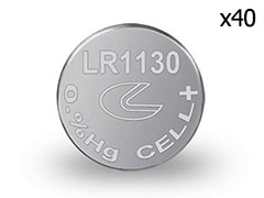 Piles bouton LR1130 (x40)