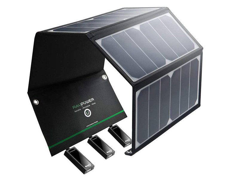 300W Panneau Solaire Portable Double 12/5V DC USB Charge éTanche