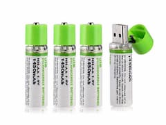 USB Rechargeable AA batteries