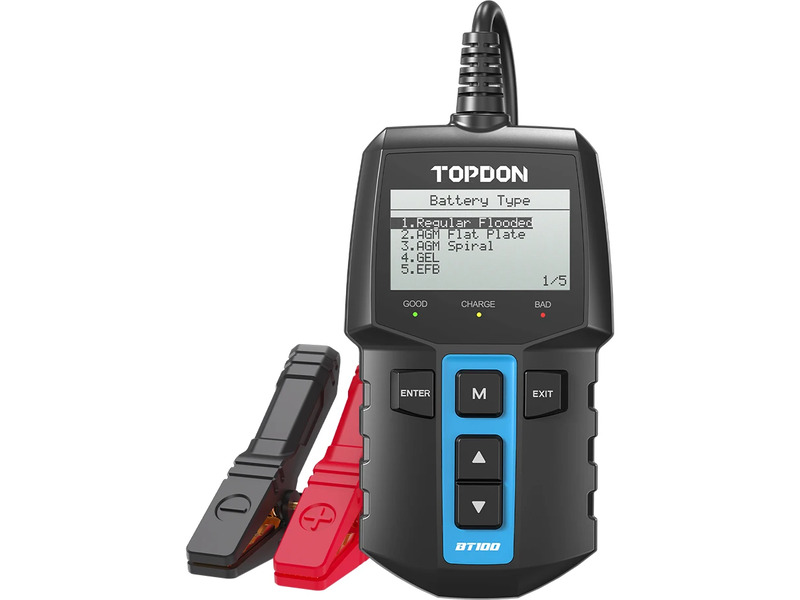 Topdon BT100 tester per batteria 12V Topdon BT100 tester per batteria 12V