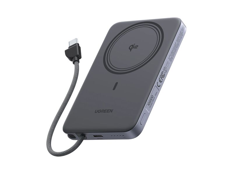 Ugreen 10000mAh Qi2 15W power bank magnética ultrafina
