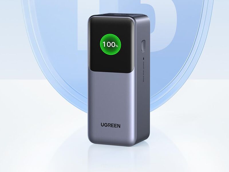 Power bank Ugreen 20000 mAh 130W con pantalla