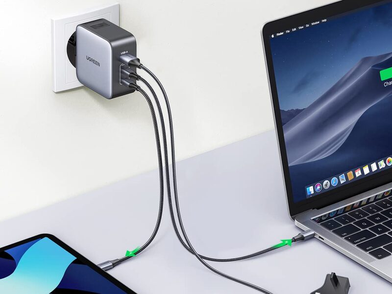 Ugreen 65W GaN USB-C-Ladegerät, 3 Ports