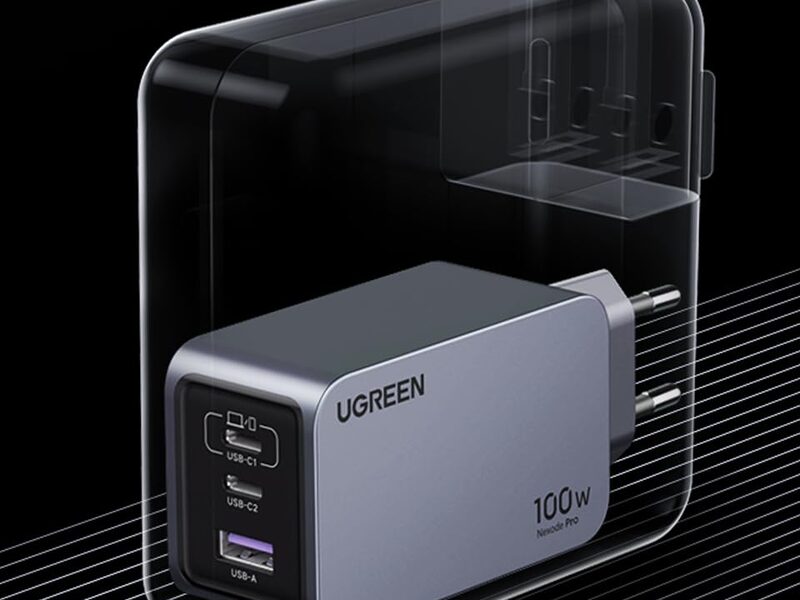 Chargeur USB-C GaN 100W Ugreen 3 ports MacBook