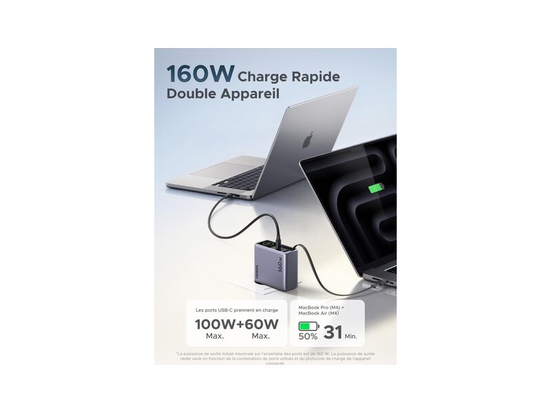 Ugreen Nexode Pro 160W - photo 3