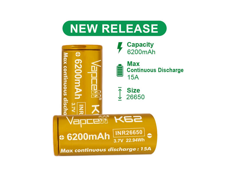 Vapcell K62 26650 (6200mAh) - photo 3