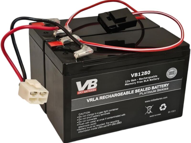 VICI Batteries 12V 9,5Ah trottinette (x2) VICI Batteries 12V 9,5Ah trottinette (x2)