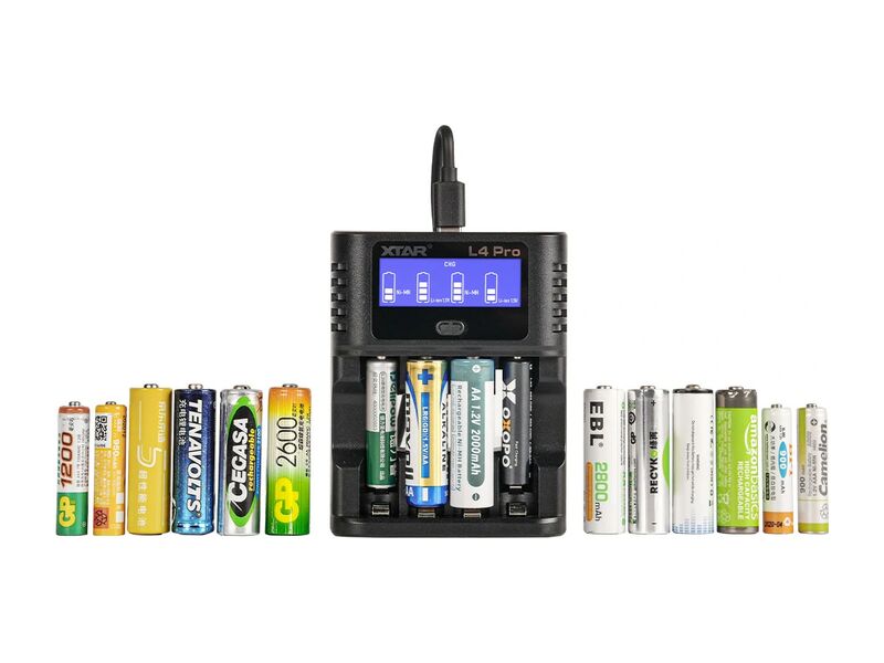 XTAR L4 Pro battery charger