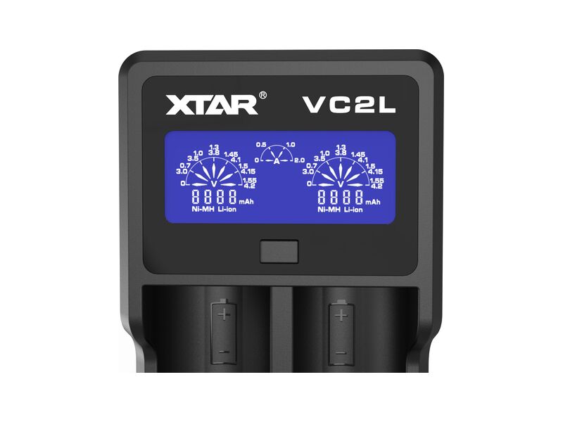 Xtar VC2L 2-bay battery charger