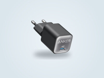 Anker Nano 3 511 30W USB-C wall charger on a light background