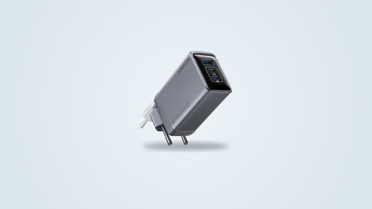 Caricatore GaN pieghevole Anker Prime 100W con tre porte