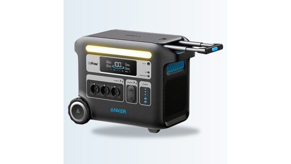Anker Solix F2000 portable power station on a light background
