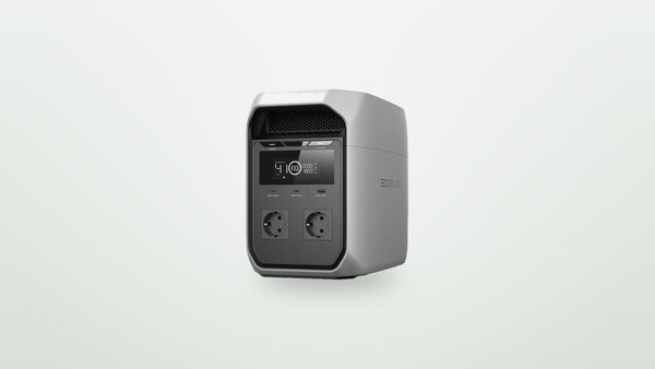 EcoFlow Delta 3 Classic portable power station on a light background