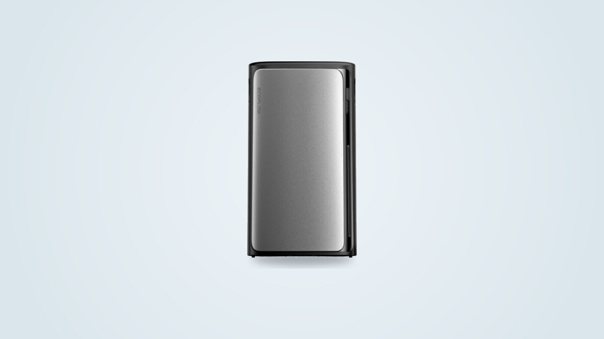 Batería de ampliación solar EcoFlow Stream AC Pro, carcasa vertical con pantalla de control visible