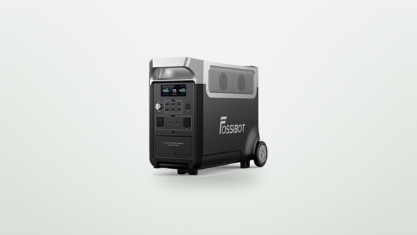 Powerstation Fossibot F3600 Pro vor hellem Hintergrund