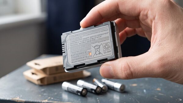 Standardised battery label required by EU Regulation 2023/1542