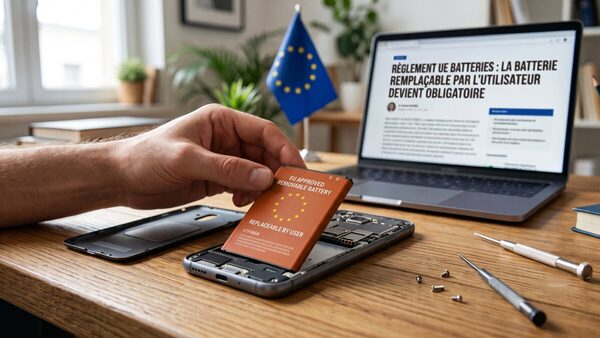 Nutzerwechselbarer Akku in einem tragbaren Gerät, EU-Verordnung 2027