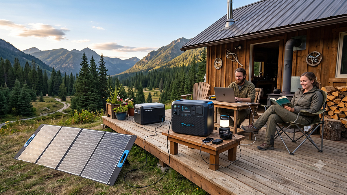 Power station solare per vivere off-grid